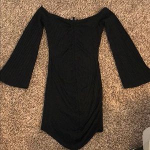 Black long sleeve dress